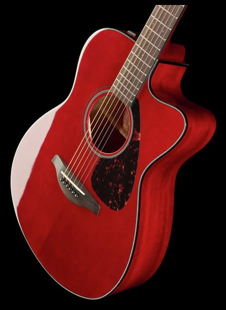 YAMAHA FSX800C RR GUITARRA ELECTROACUSTICA CONCIERTO RUBY RED - Image 14