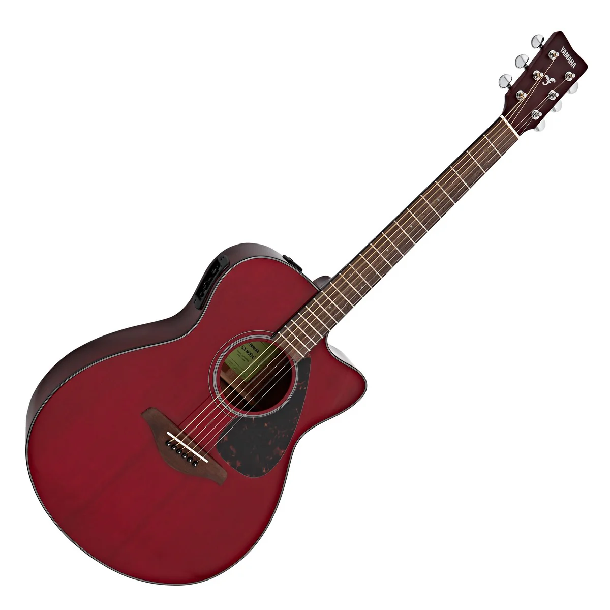 YAMAHA FSX800C RR GUITARRA ELECTROACUSTICA CONCIERTO RUBY RED - Image 4