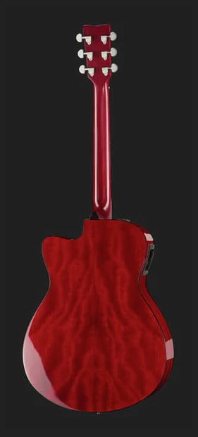 YAMAHA FSX800C RR GUITARRA ELECTROACUSTICA CONCIERTO RUBY RED - Image 6