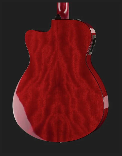 YAMAHA FSX800C RR GUITARRA ELECTROACUSTICA CONCIERTO RUBY RED - Image 8
