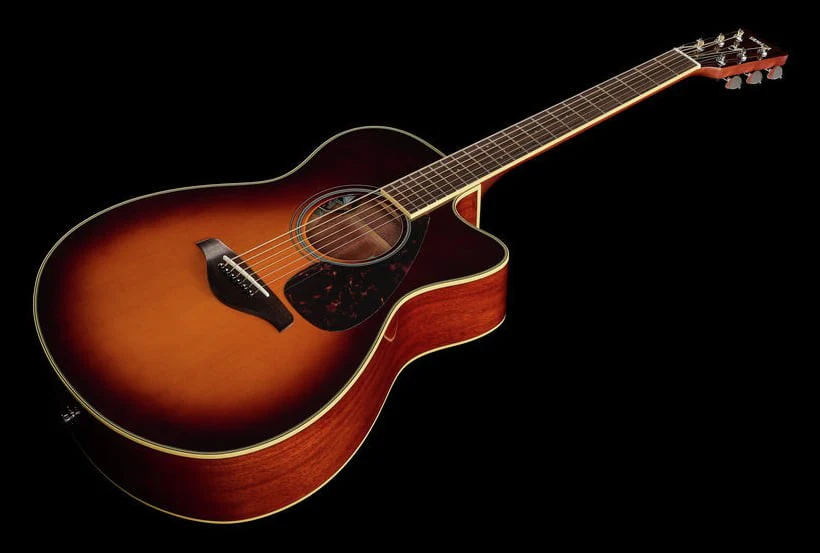 YAMAHA FSX820C BS GUITARRA ELECTROACUSTICA CONCIERTO BROWN SUNBURST - Image 2