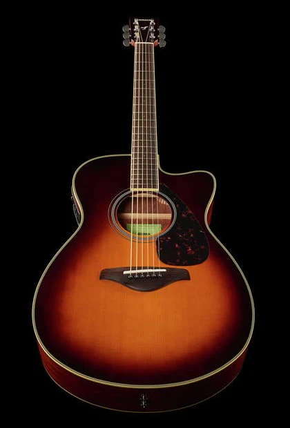 YAMAHA FSX820C BS GUITARRA ELECTROACUSTICA CONCIERTO BROWN SUNBURST - Image 7