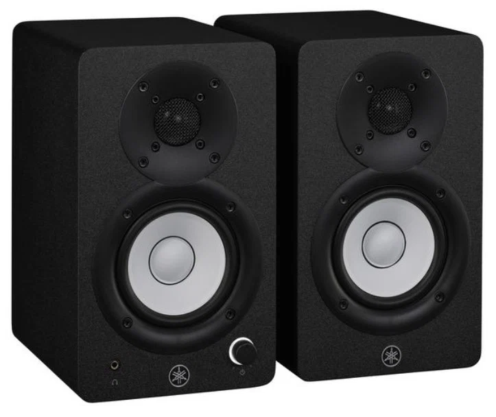 YAMAHA HS3 PAREJA MONITORES ESTUDIO NEGROS