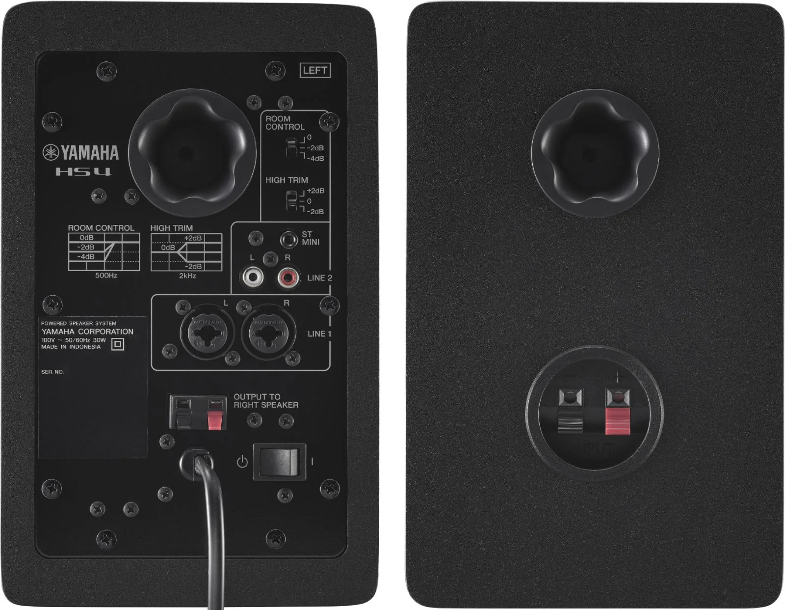 YAMAHA HS4 PAREJA MONITORES ESTUDIO NEGROS - Image 4