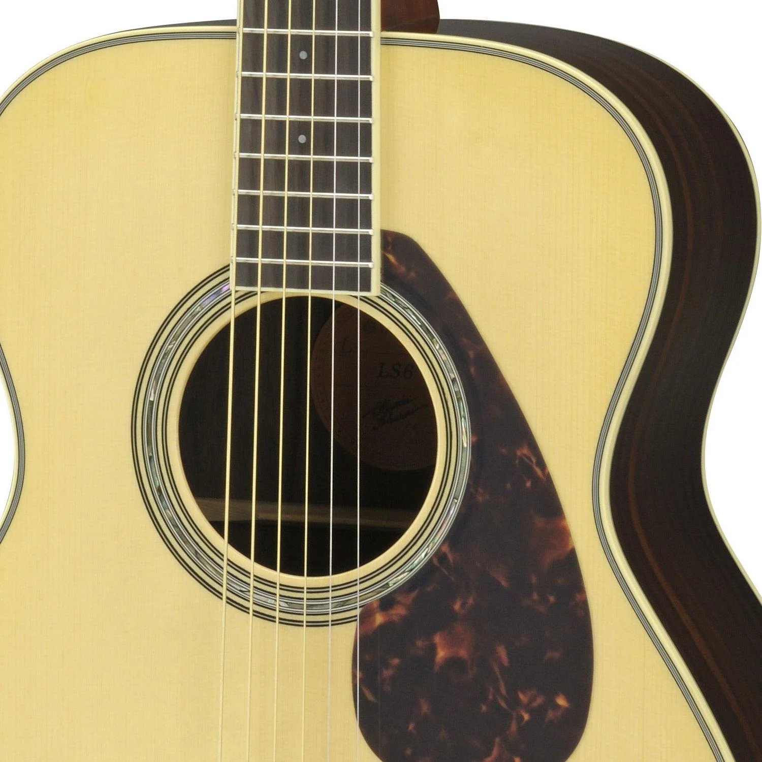 YAMAHA LS6 ARE NT GUITARRA ELECTROACUSTICA NATURAL - Image 2
