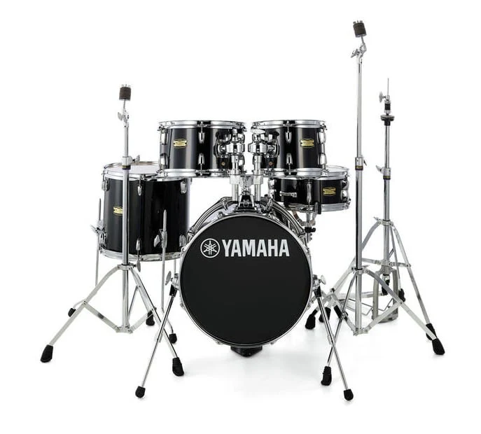 YAMAHA MANU KATCHE SIGNATURE JUNIOR KIT BATERIA ACUSTICA CON HERRAJES RAVEN BLACK - Image 2