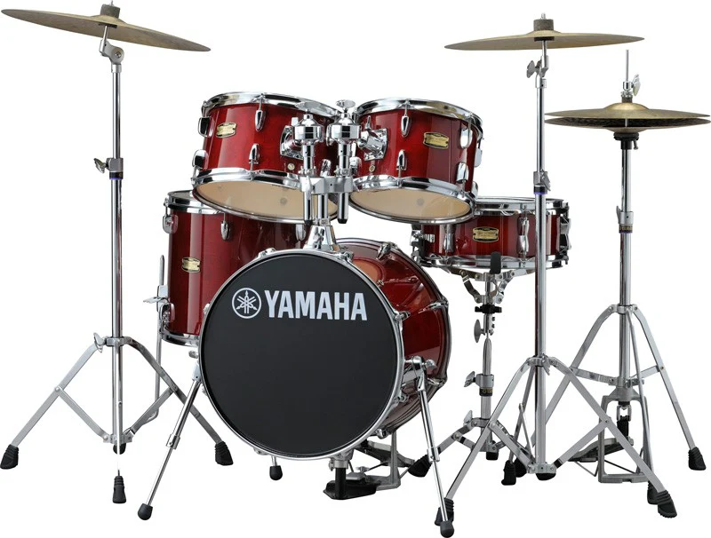 YAMAHA MANU KATCHE SIGNATURE JUNIOR KIT BATERIA ACUSTICA CRANBERRY RED - Image 2