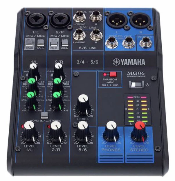 YAMAHA MG06 MESA DE MEZCLAS ANALOGICA DE 6 CANALES - Image 3