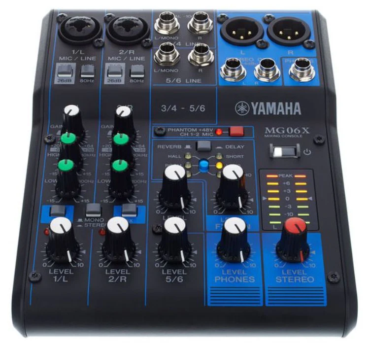YAMAHA MG06X MESA DE MEZCLAS ANALOGICA DE 6 CANALES CON EFECTOS - Image 3