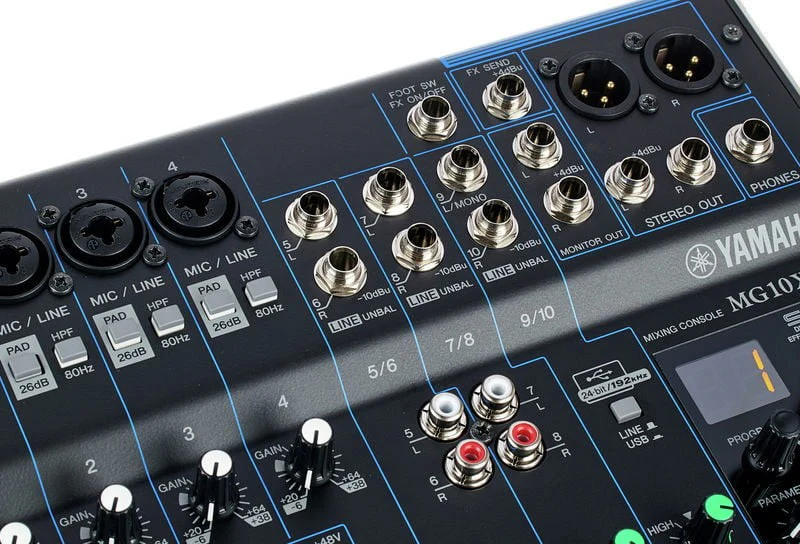 YAMAHA MG10XUF MESA DE MEZCLAS 10 CANALES CON EFECTOS Y USB - Image 8