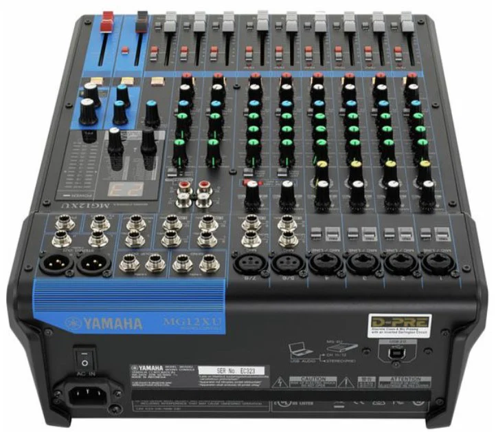 YAMAHA MG12XU MESA DE MEZCLAS ANALOGICA DE 12 CANALES CON EFECTOS Y USB - Image 5