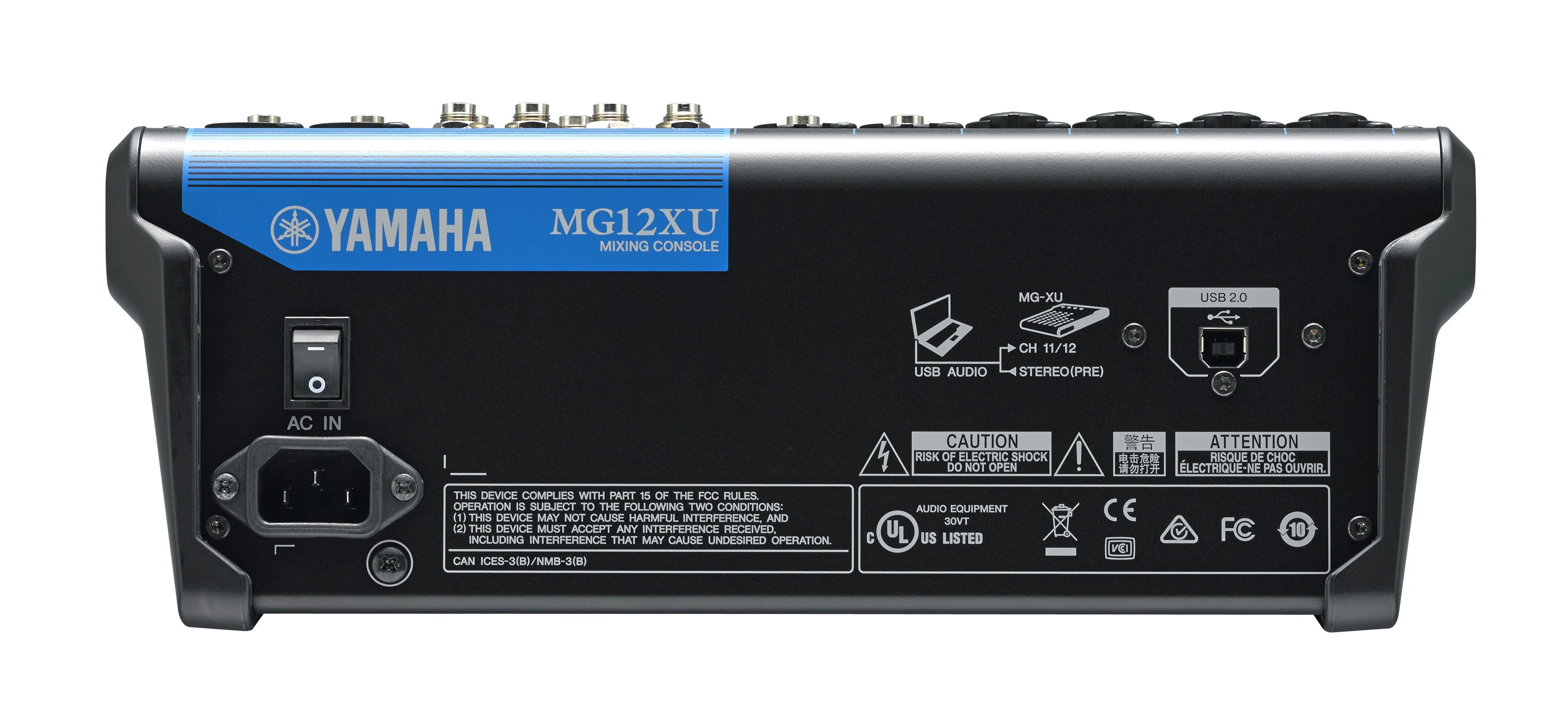YAMAHA MG12XU MESA DE MEZCLAS ANALOGICA DE 12 CANALES CON EFECTOS Y USB - Image 6