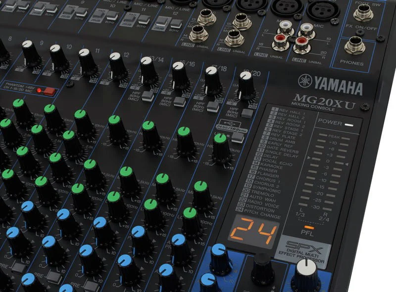 YAMAHA MG20XU MESA DE MEZCLAS ANALOGICA DE 20 CANALES CON EFECTOS Y USB - Image 12