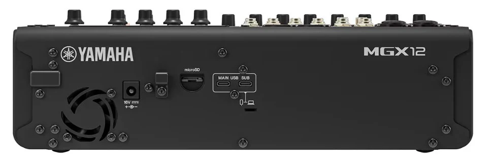 YAMAHA MGX12B MESA DE MEZCLAS 12 CANALES NEGRA - Image 5