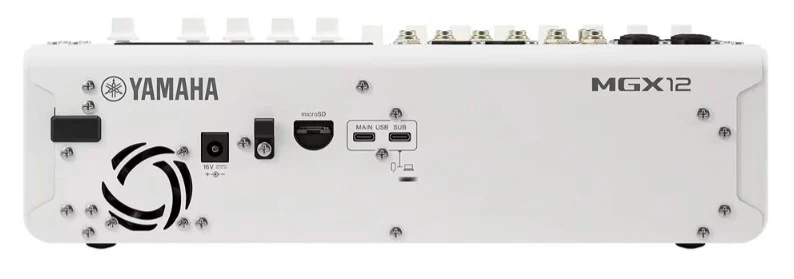 YAMAHA MGX12W MESA DE MEZCLAS 12 CANALES BLANCA - Image 5