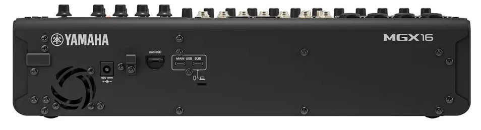 YAMAHA MGX16B MESA DE MEZCLAS 16 CANALES NEGRA - Image 5
