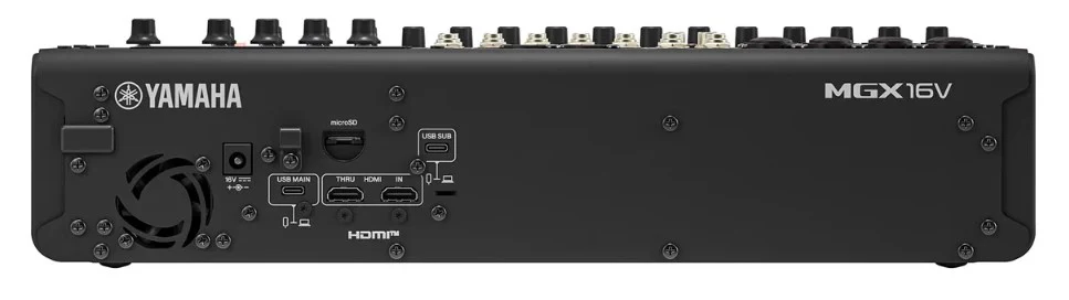 YAMAHA MGX16VB MESA DE MEZCLAS 16 CANALES NEGRA - Image 5