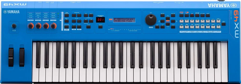 YAMAHA MX49IIBU V2 TECLADO SINTETIZADOR AZUL