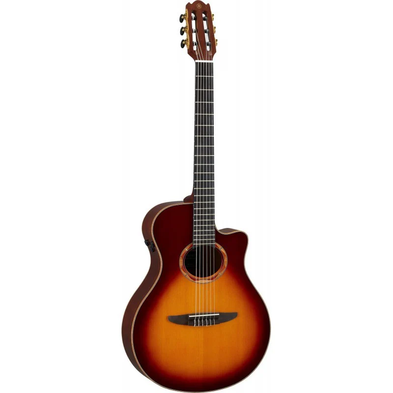 YAMAHA NTX3 BSB GUITARRA ELECTROACUSTICA NYLON BROWN SUNBURST - Image 2