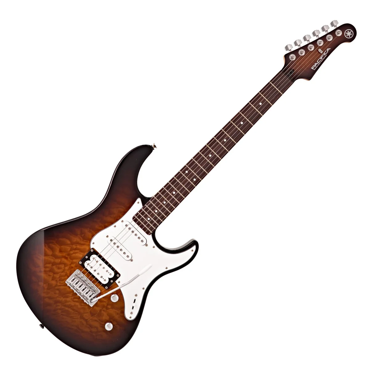 YAMAHA PACIFICA 212VQM TBS GUITARRA ELECTRICA QUILTED MAPLE TOBACCO BROWN SUNBURST - Image 7