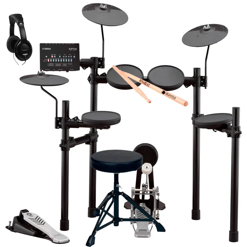 YAMAHA -PACK- DTX432K BATERIA ELECTRONICA + ASIENTO + AURICULARES Y BAQUETAS