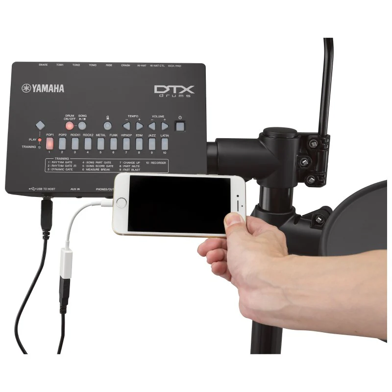 YAMAHA -PACK- DTX432K BATERIA ELECTRONICA + ASIENTO + AURICULARES Y BAQUETAS - Image 16