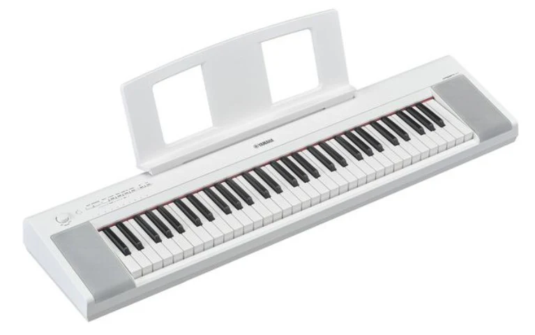 YAMAHA -PACK- NP15WH PIANO DIGITAL PIAGGERO BLANCO + SOPORTE TIJERA Y AURICULARES - Image 3