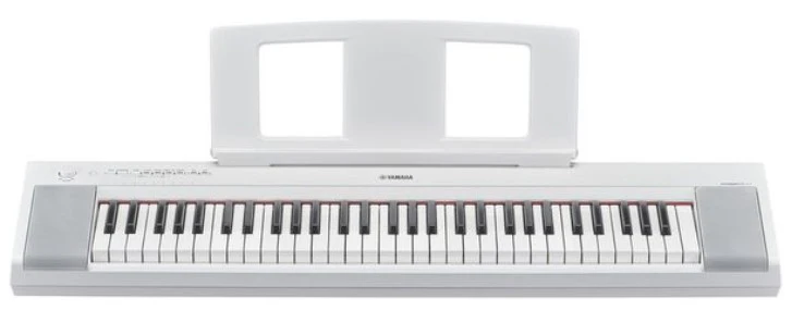 YAMAHA -PACK- NP15WH PIANO DIGITAL PIAGGERO BLANCO + SOPORTE TIJERA Y AURICULARES - Image 6