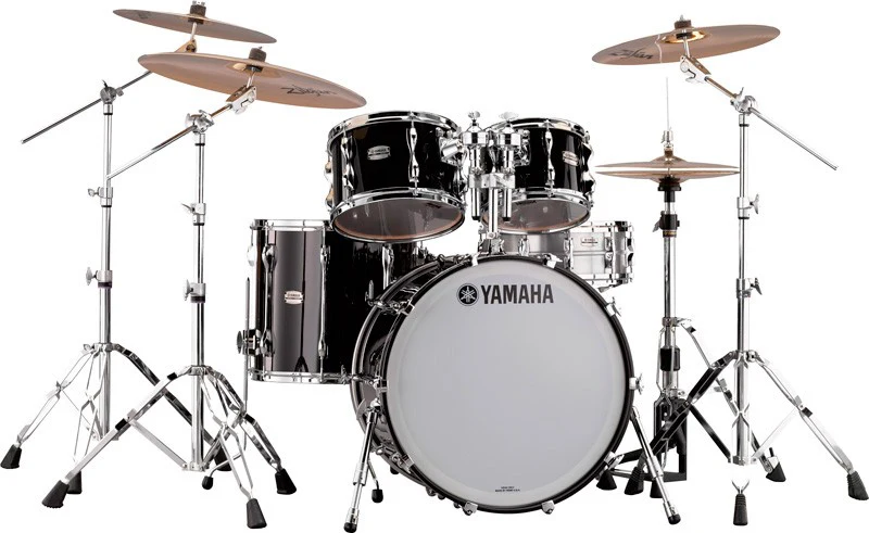 YAMAHA -PACK2- RECORDING CUSTOM SOB RAS1465 BATERIA ACUSTICA SOLID BLACK