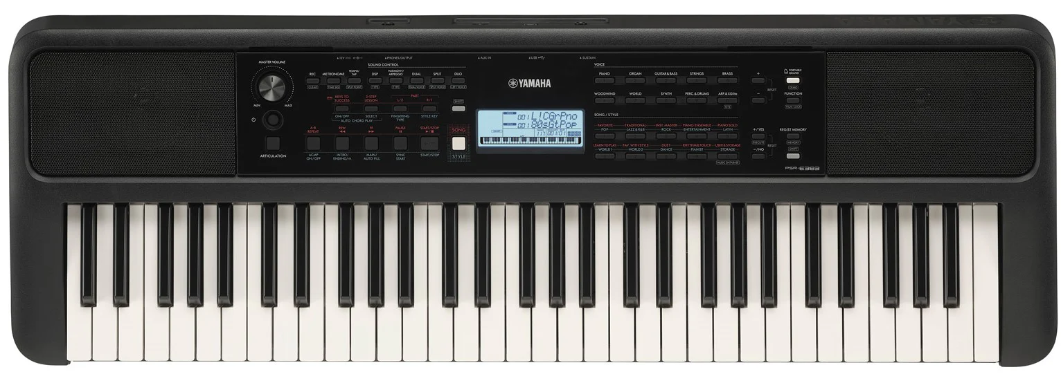 YAMAHA PSR E383 TECLADO PORTATIL 61 TECLAS