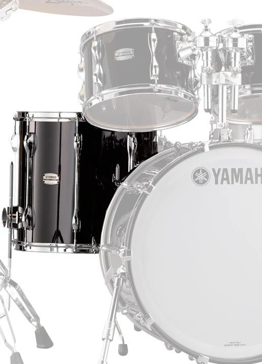 YAMAHA RBF1816SOB RECORDING CUSTOM FLOOR TOM 18X16 BATERIA ACUSTICA SOLID BLACK - Image 3