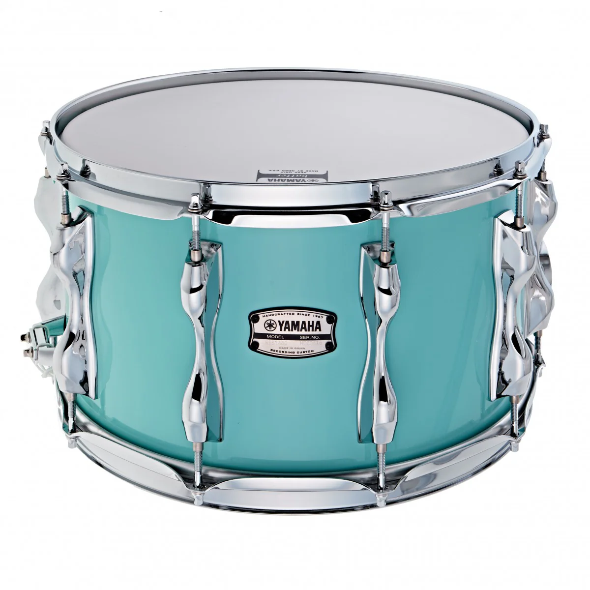YAMAHA RBS1480 SFG RECORDING CUSTOM CAJA BATERIA 14X8 SURF GREEN - Image 10
