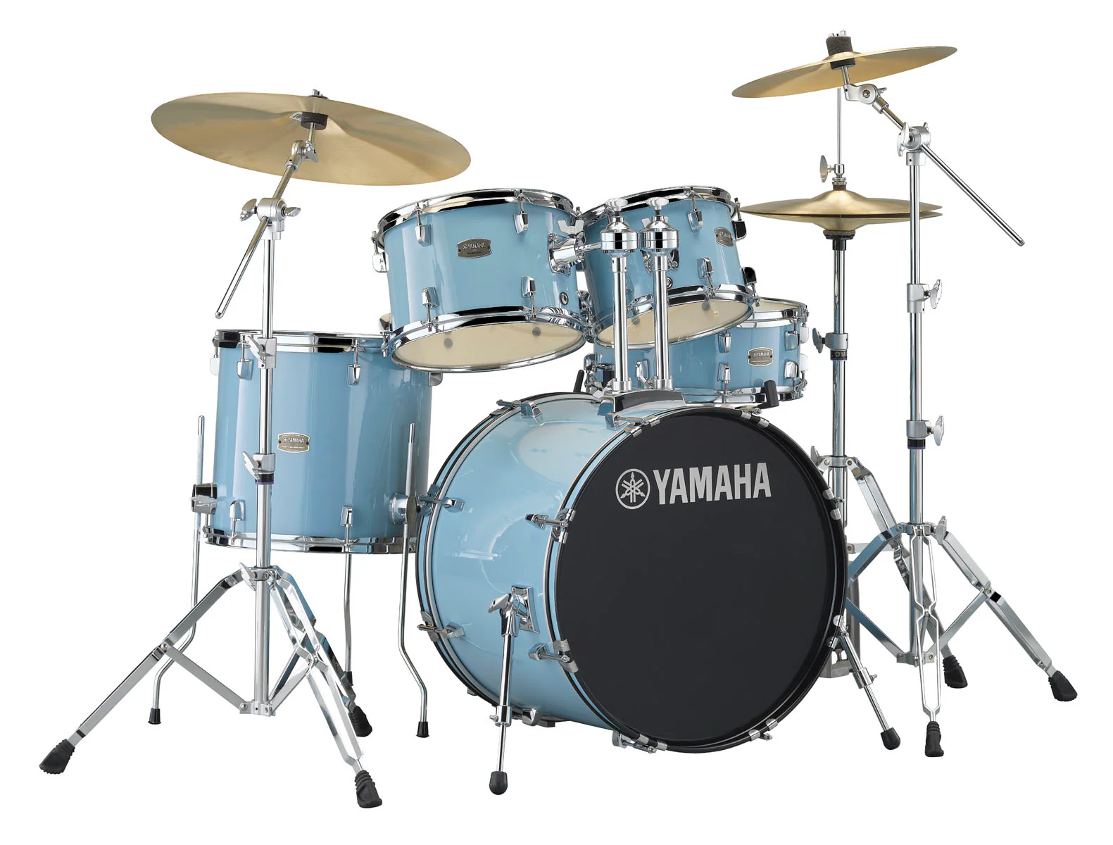 YAMAHA RDP0F5 GPU SET RYDEEN BATERIA ACUSTICA CON HERRAJES GLOSS PALE BLUE