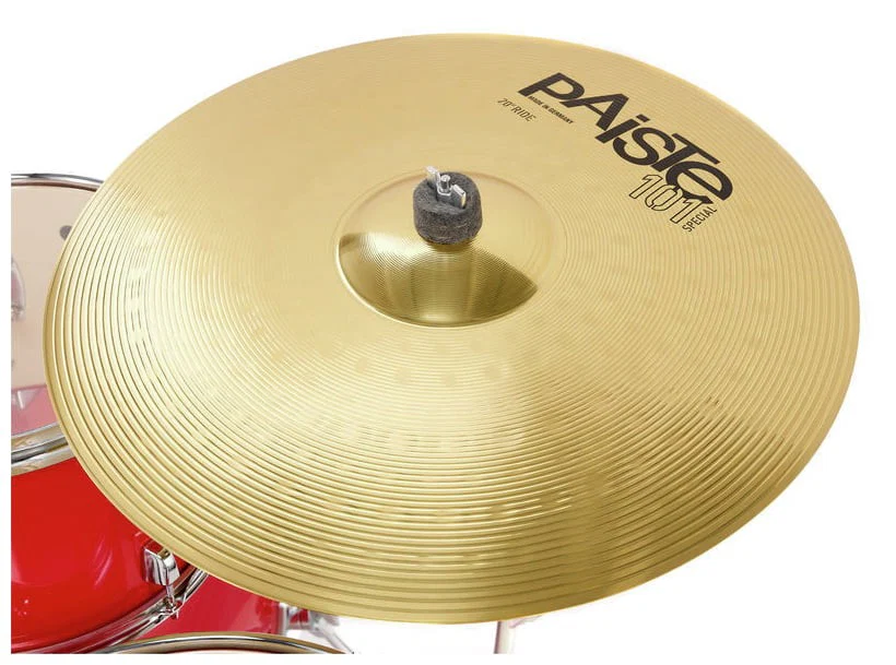 YAMAHA RDP0F5 RD CPSET RYDEEN BATERIA ACUSTICA CON HERRAJES Y PLATOS HOT RED - Image 6