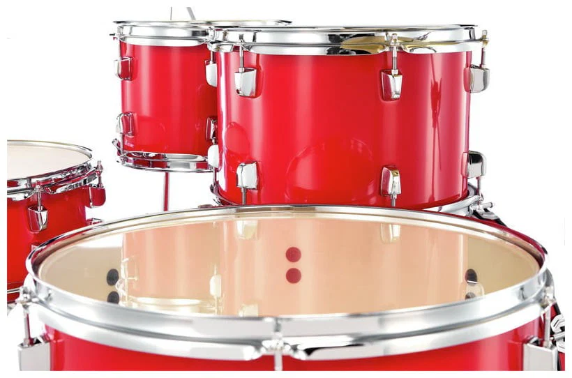 YAMAHA RDP0F5 RD CPSET RYDEEN BATERIA ACUSTICA CON HERRAJES Y PLATOS HOT RED - Image 7