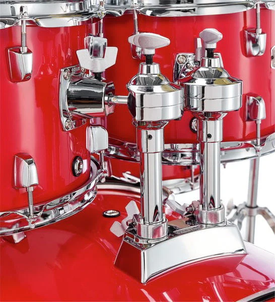 YAMAHA RDP0F5 RD CPSET RYDEEN BATERIA ACUSTICA CON HERRAJES Y PLATOS HOT RED - Image 8