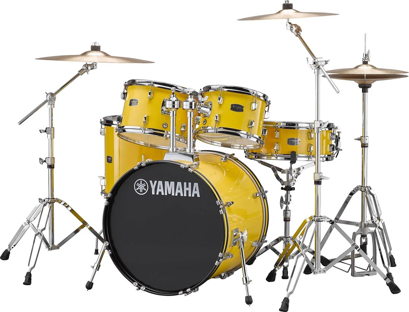 YAMAHA RDP0F5 YL SET RYDEEN BATERIA ACUSTICA CON HERRAJES MELLOW YELLOW