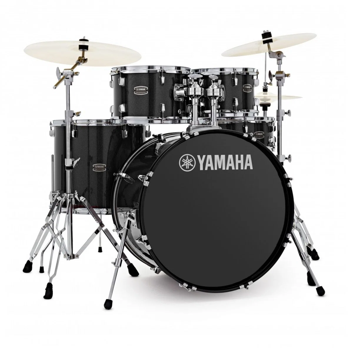 YAMAHA RDP2F5 BLG CPSET RYDEEN BATERIA ACUSTICA CON HERRAJES Y PLATOS BLACK GLITTER - Image 5
