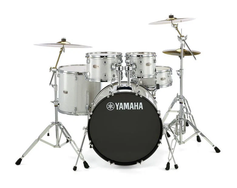 YAMAHA RDP2F5 SLG CPSET RYDEEN BATERIA ACUSTICA CON HERRAJES Y PLATOS SILVER GLITTER - Image 2