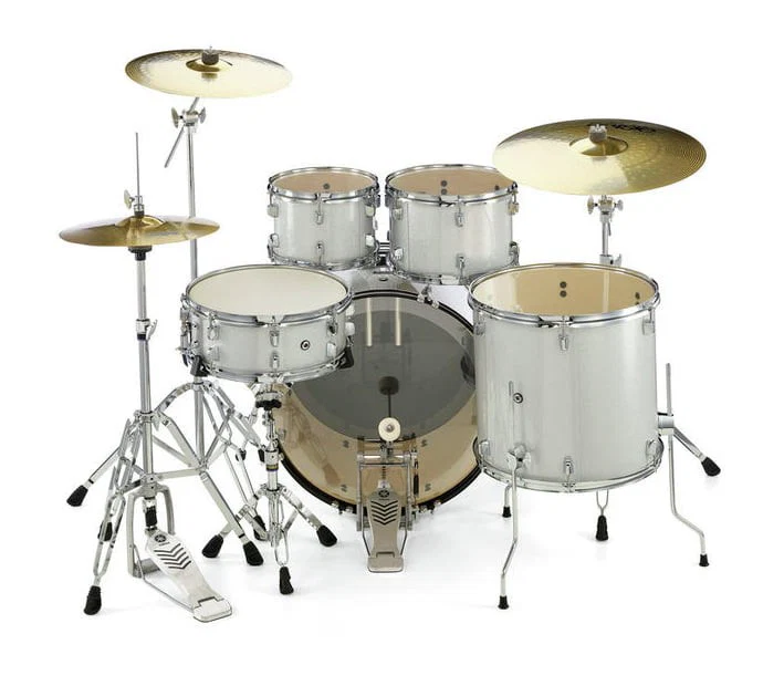 YAMAHA RDP2F5 SLG CPSET RYDEEN BATERIA ACUSTICA CON HERRAJES Y PLATOS SILVER GLITTER - Image 4
