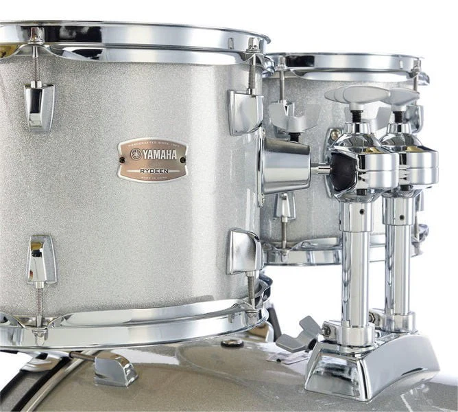 YAMAHA RDP2F5 SLG CPSET RYDEEN BATERIA ACUSTICA CON HERRAJES Y PLATOS SILVER GLITTER - Image 6