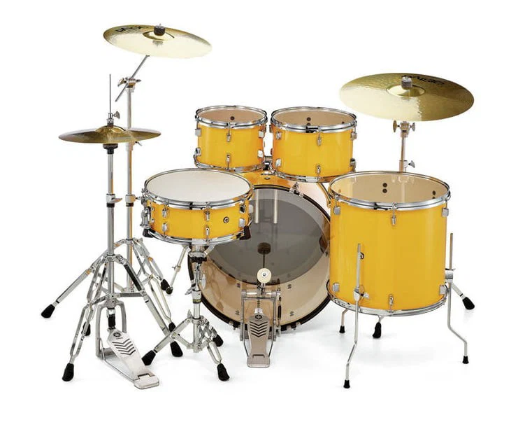 YAMAHA RDP2F5 YL CPSET RYDEEN BATERIA ACUSTICA CON HERRAJES Y PLATOS MELLOW YELLOW - Image 7