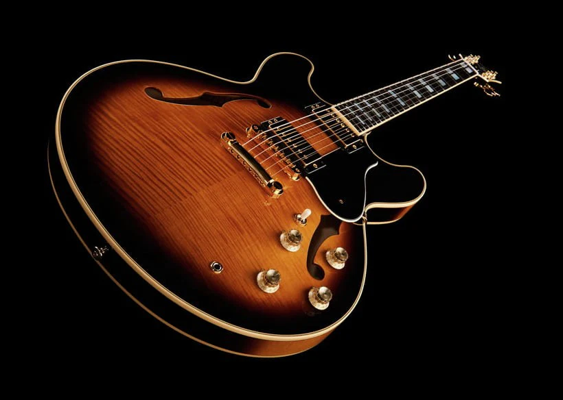 YAMAHA SA2200 BS GUITARRA ELECTRICA HOLLOW BODY BROWN SUNBURST - Image 12