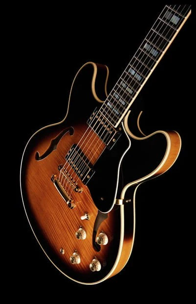 YAMAHA SA2200 BS GUITARRA ELECTRICA HOLLOW BODY BROWN SUNBURST - Image 13