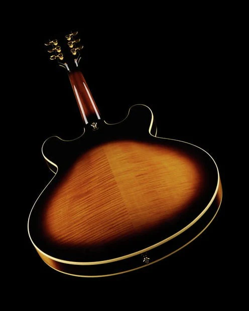 YAMAHA SA2200 BS GUITARRA ELECTRICA HOLLOW BODY BROWN SUNBURST - Image 14