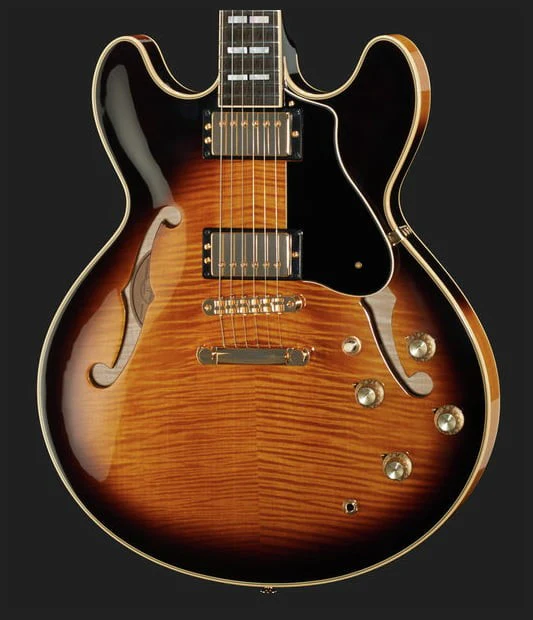 YAMAHA SA2200 BS GUITARRA ELECTRICA HOLLOW BODY BROWN SUNBURST - Image 7