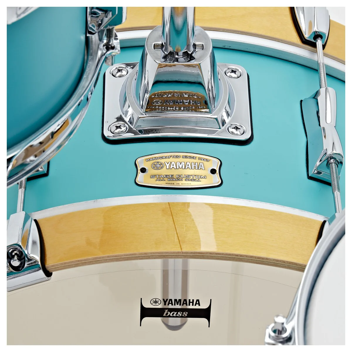 YAMAHA SBP0F4H MSG STAGE CUSTOM BIRCH HIP BATERIA ACUSTICA MATTE SURF GREEN - Image 14