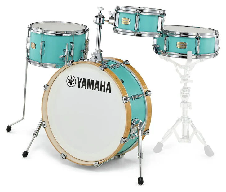 YAMAHA SBP0F4H MSG STAGE CUSTOM BIRCH HIP BATERIA ACUSTICA MATTE SURF GREEN - Image 3