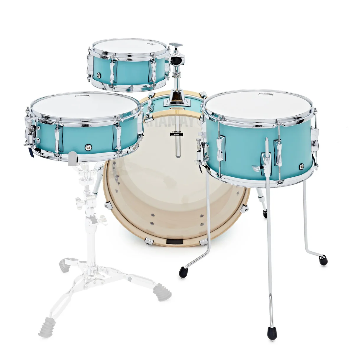 YAMAHA SBP0F4H MSG STAGE CUSTOM BIRCH HIP BATERIA ACUSTICA MATTE SURF GREEN - Image 4