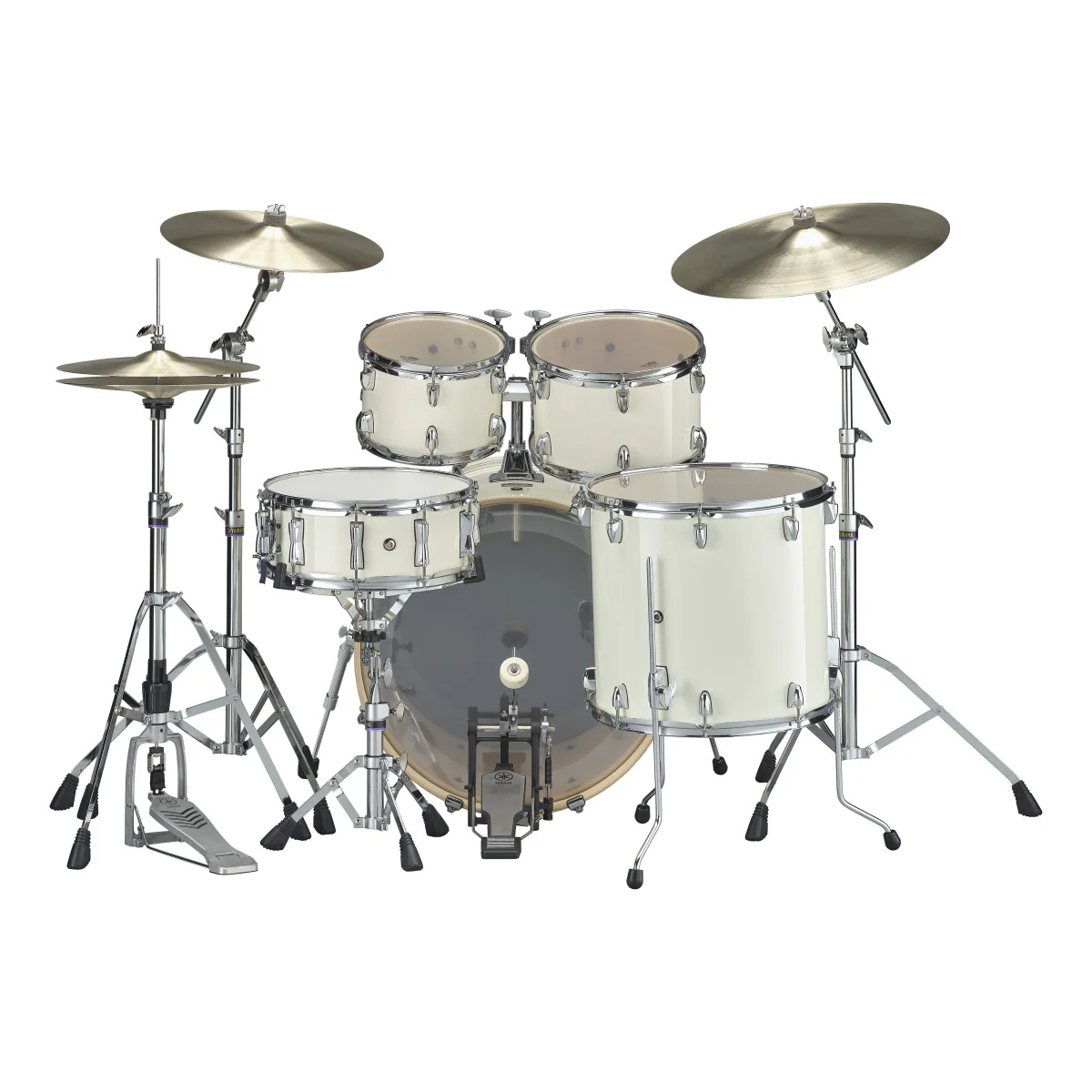 YAMAHA SBP2F5 CLW HW780 STAGE CUSTOM BIRCH BATERIA ACUSTICA CON HERRAJES CLASSIC WHITE - Image 3